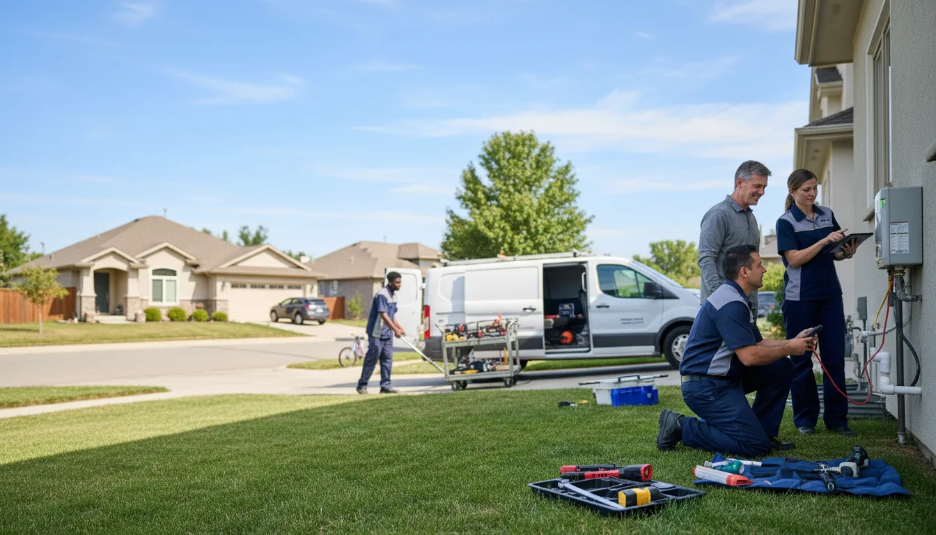 Tankless water heater service in Hanover, MI
